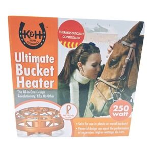 K&H Farm Essentials Ultimate Bucket & Stock Pond Tank Heater Stock Deicer Horses